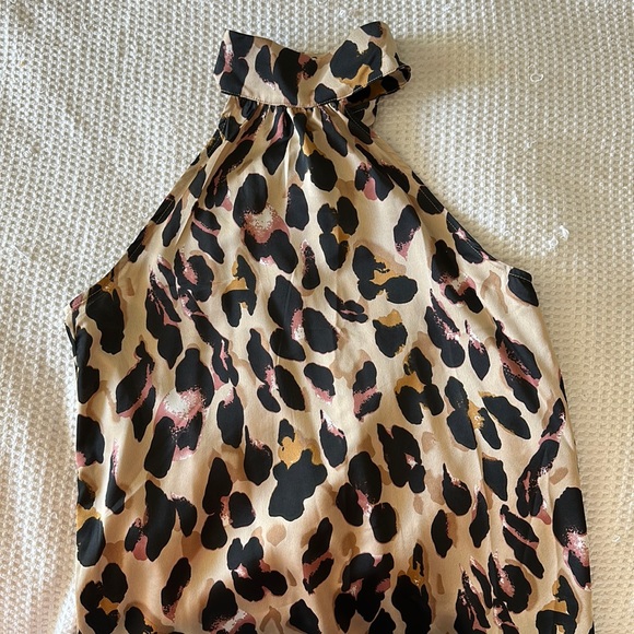 Halter leopard top - size M - Picture 1 of 4